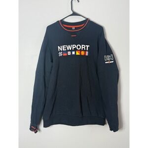 Helly Hansen Workwear Newport Nautical Flag Sweatshirt Navy Mens XL
